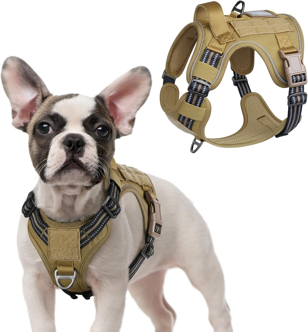 No-Pull Tactical Dog Harness MOLLE Vest for Medium & Large Dogs - Rustic Threads Farm