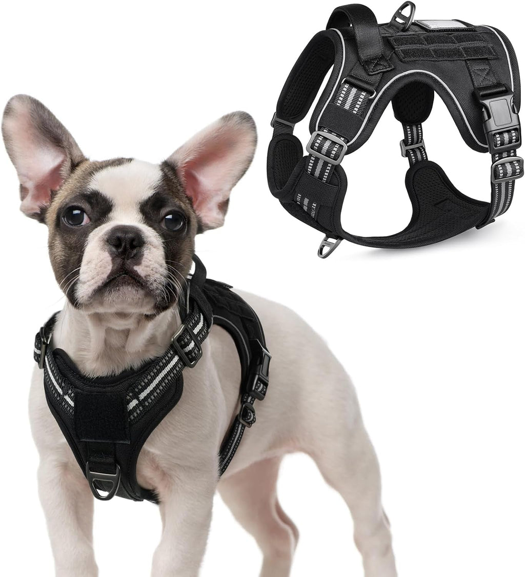 No-Pull Tactical Dog Harness MOLLE Vest for Medium & Large Dogs - Rustic Threads Farm