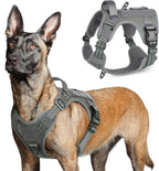 No-Pull Tactical Dog Harness MOLLE Vest for Medium & Large Dogs - Rustic Threads Farm