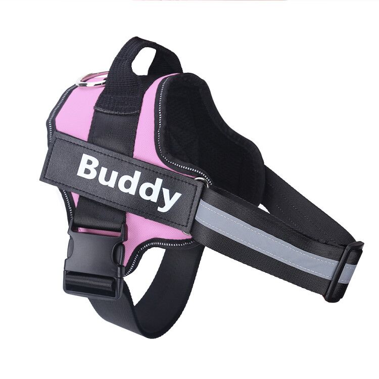 Personalized Dog Harness NO PULL Reflective Breathable Adjustable Pet Harness Vest For Small Large Dog Custom Patch Pet Supplies - Rustic Threads Farm
