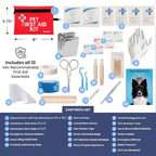 Pet First Aid Kit for Dogs & Cats with Vet-Approved Essentials - Rustic Threads Farm