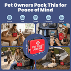 Pet First Aid Kit for Dogs & Cats with Vet-Approved Essentials - Rustic Threads Farm