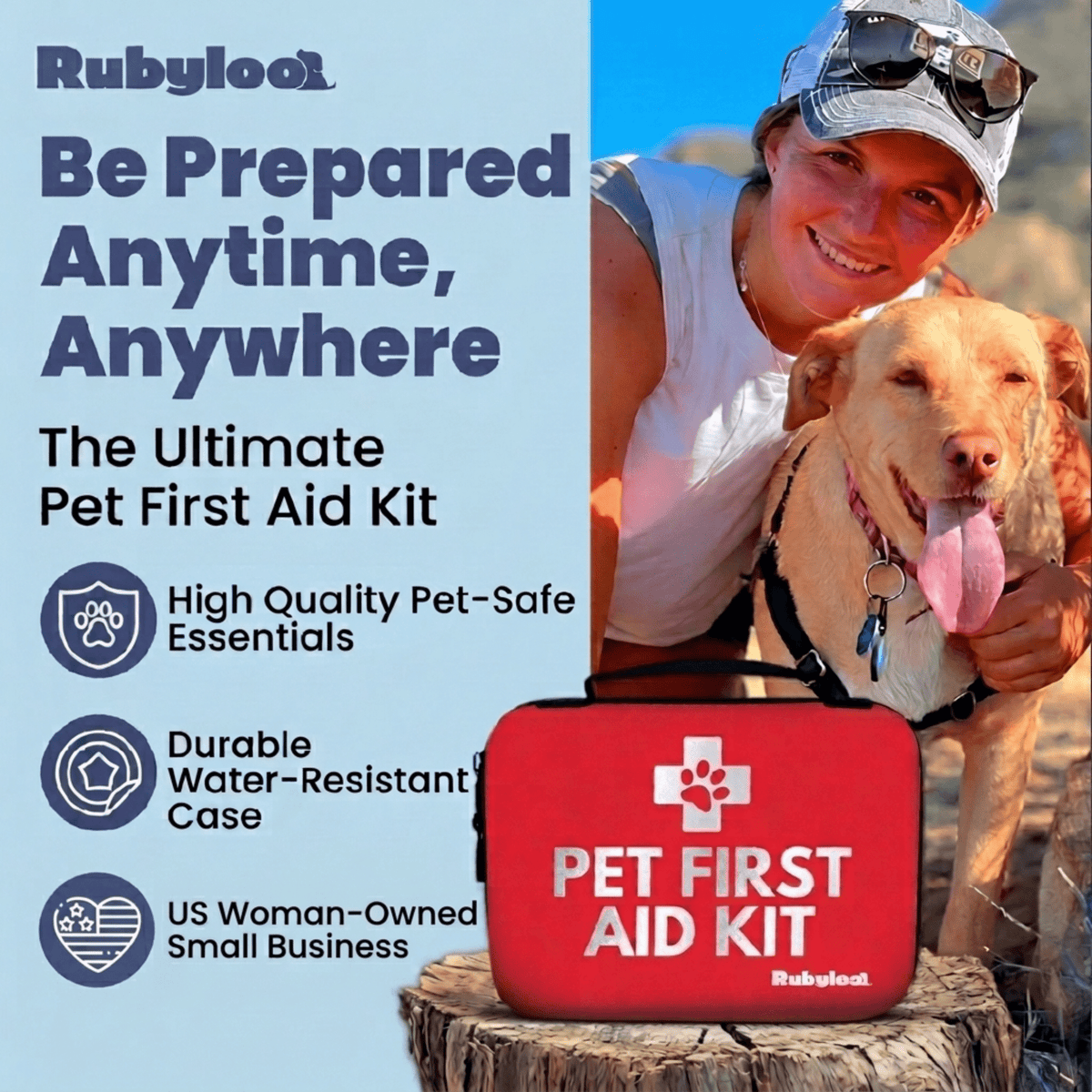 Pet First Aid Kit for Dogs & Cats with Vet-Approved Essentials - Rustic Threads Farm