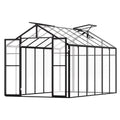 Polycarbonate Greenhouse 8 x 12 Ft Outdoor Walk-in Greenhouse for Garden - Rustic Threads Farm