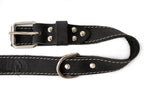 Pro Line Hunting Leather Collar and Leash Set - Rustic Threads Farm