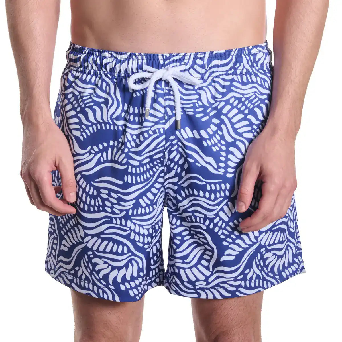 Men’s Premium Compression-Lined Hybrid Shorts – Salt Spray-Harbor and Surf