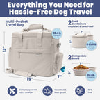 The Original Doggy Bag™ Dog Travel Bag for Supplies - Rustic Threads Farm