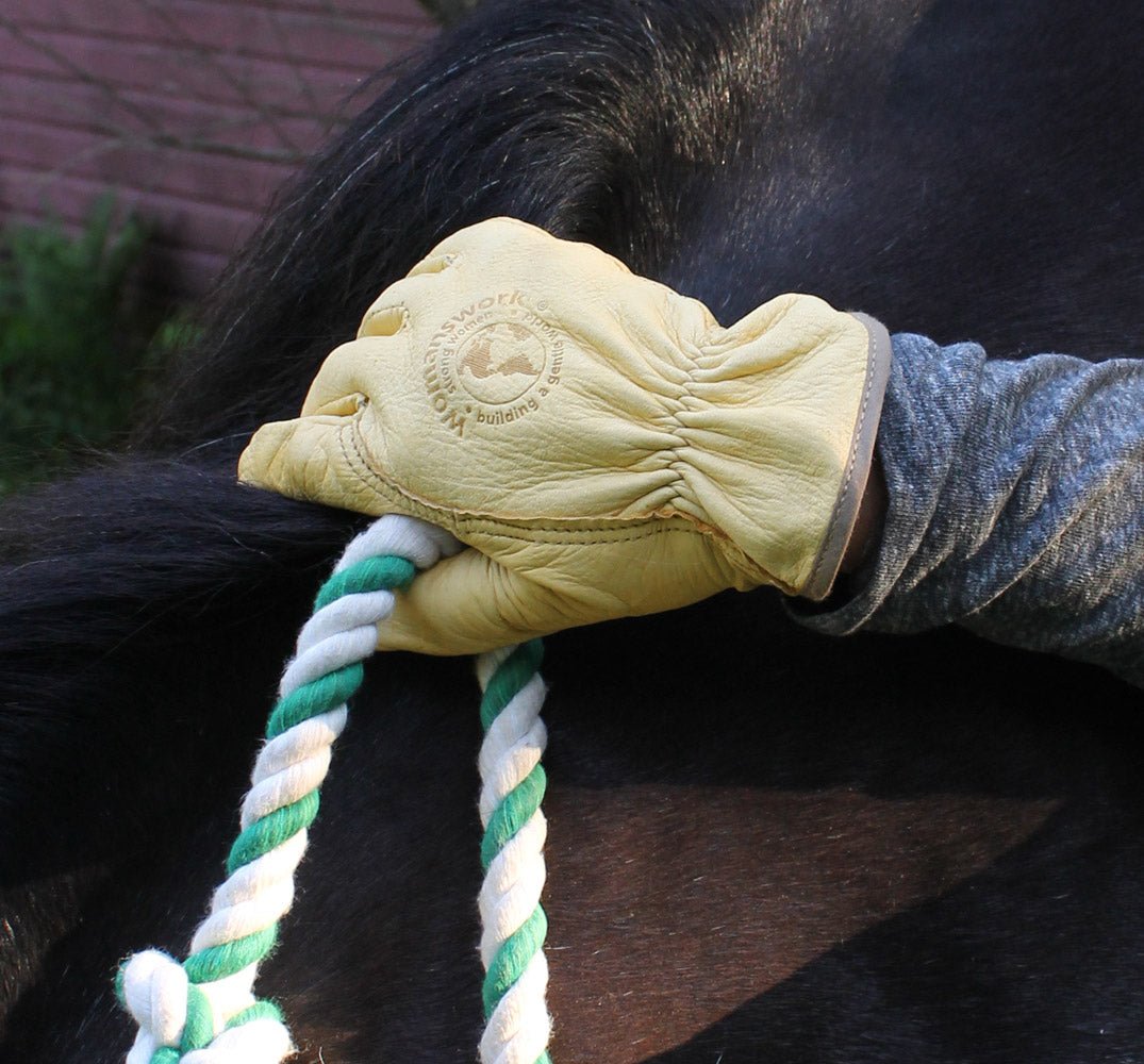 Women's Deerskin Work Glove - Rustic Threads Farm